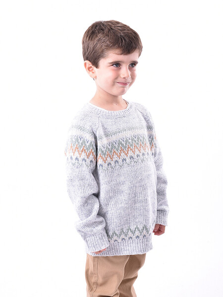 SWEATER VICENZO GRIS
