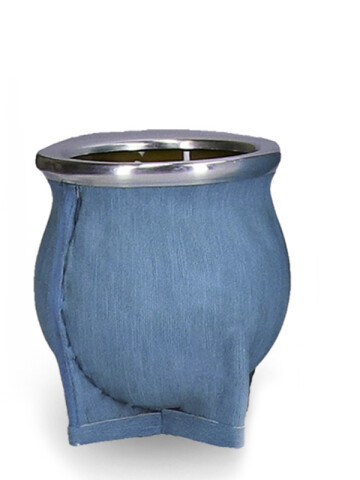 MATE DE CERÁMICA CHICO DELTA ALUCEMA TEXTURADO