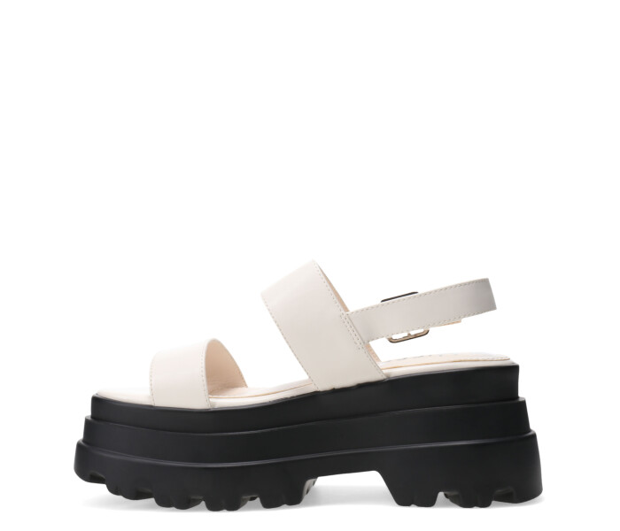 Sandalia LURIX con plataforma Beige