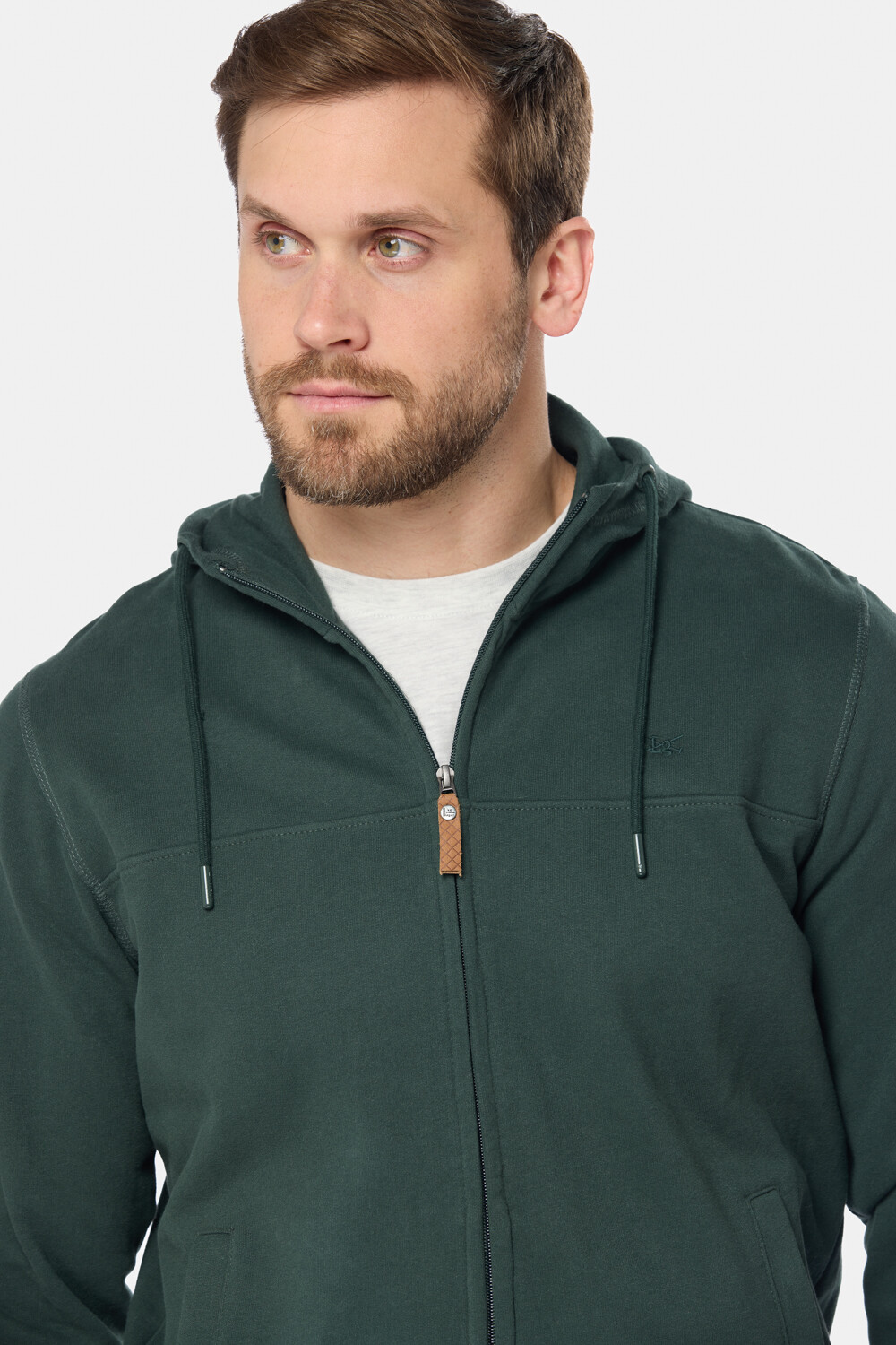 CANGURO CON CIERRE Y CAPUCHA Verde