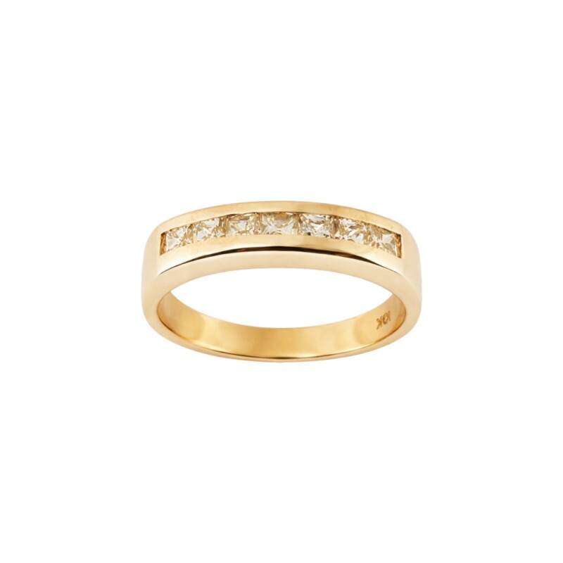 Anillo-Oro bajo-Piedra zirconia-AN8009 conpiedra