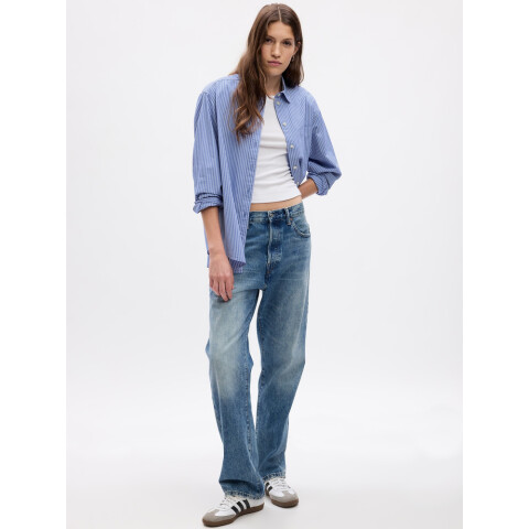 THE BIG SHIRT BLUE WHITE STRIPE