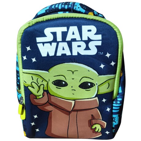 Mochila infantil en neopreno con personajes 27 cm BABY YODA VERDE