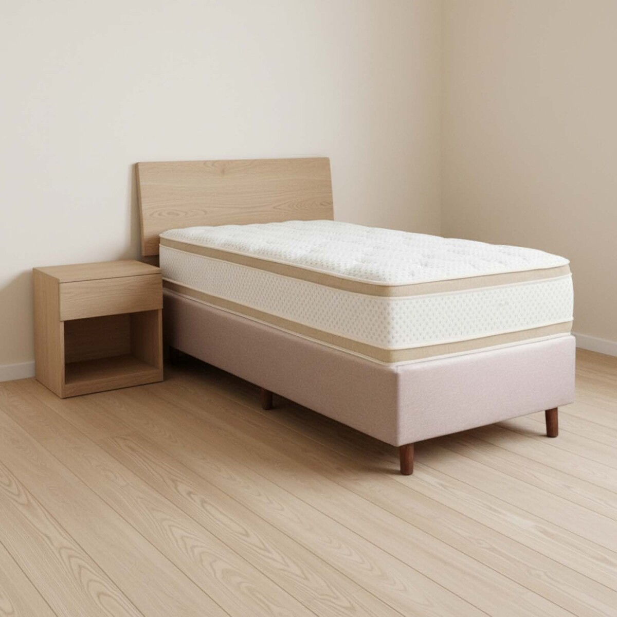 SOMMIER - DE ESPUMA IVORY A 1 PLAZA 