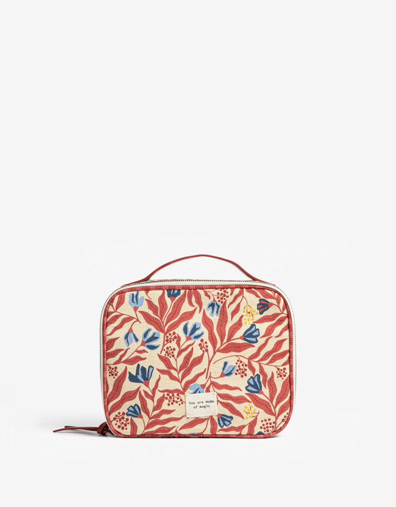 Porta Cosméticos Navidad Portacosméticos Regalable - Rojo Medio