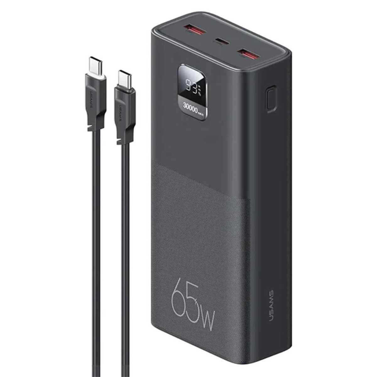 Power Bank Usams Pb68 30,000 Mah 65w Con Cable Usb-c 