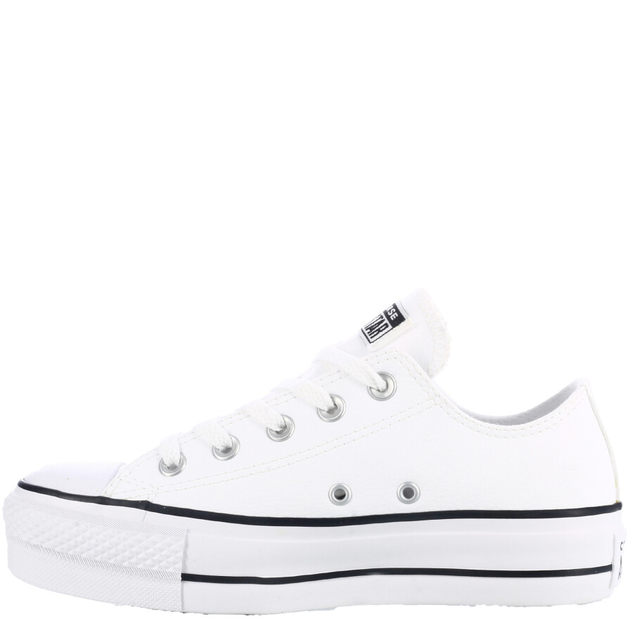 Championes Unisex Converse Plataforma Chuck Taylor Lift Blanco - Negro