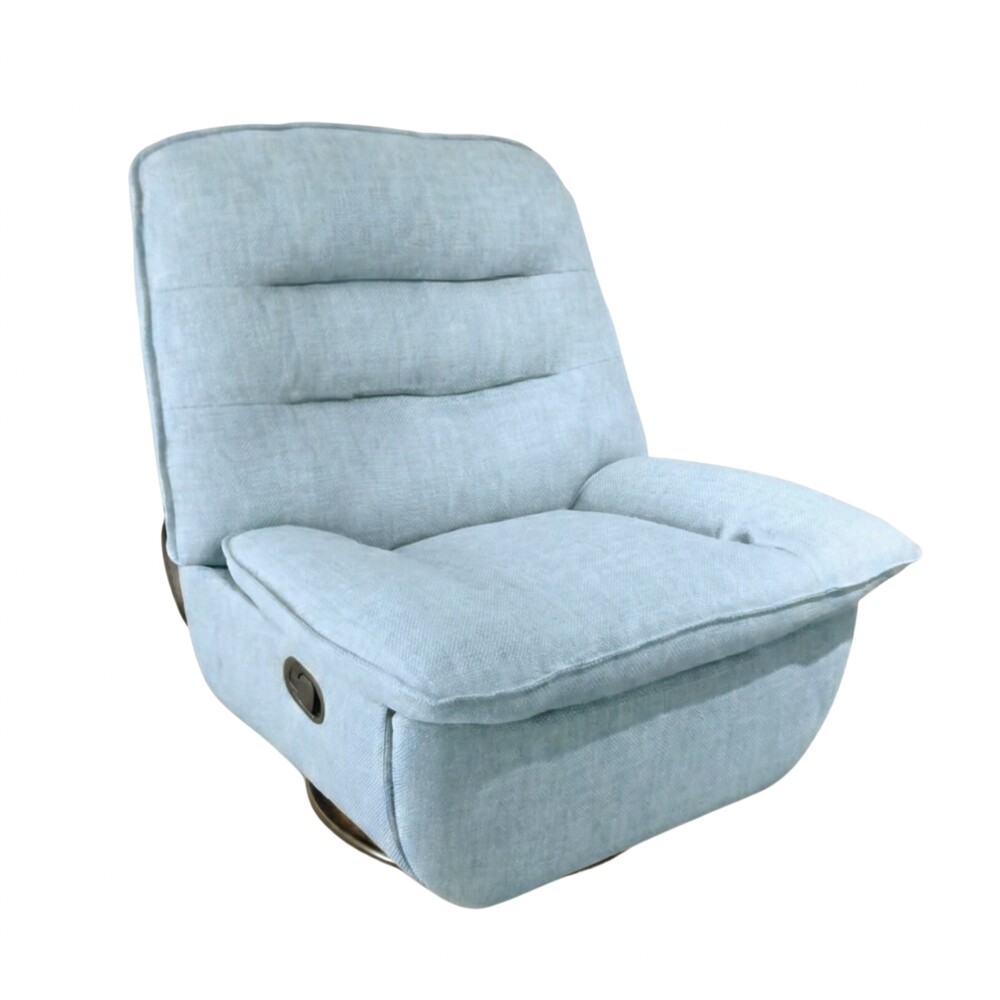 Sillón Recliner Giratorio mecedora - Atlas Celeste