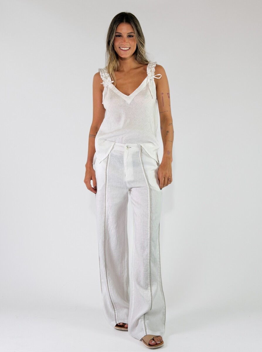 PANTALON CAILA - BLANCO 