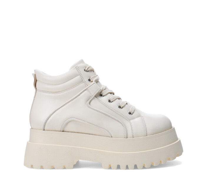 Bota KLYPPER acordonada Beige