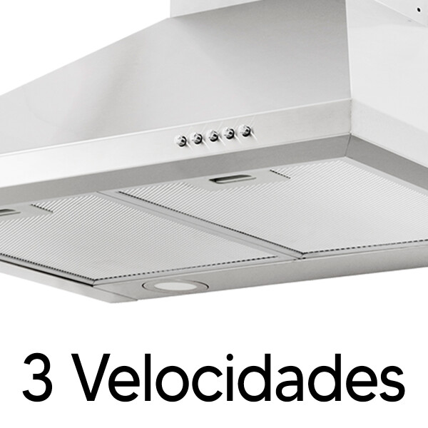 Campana James Convencional 90 Cm Inoxidable CAMPANA JAMES CONVE. 90CM INOX 60003