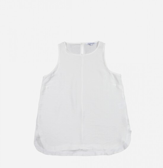 Blusa sin mangas BLANCO