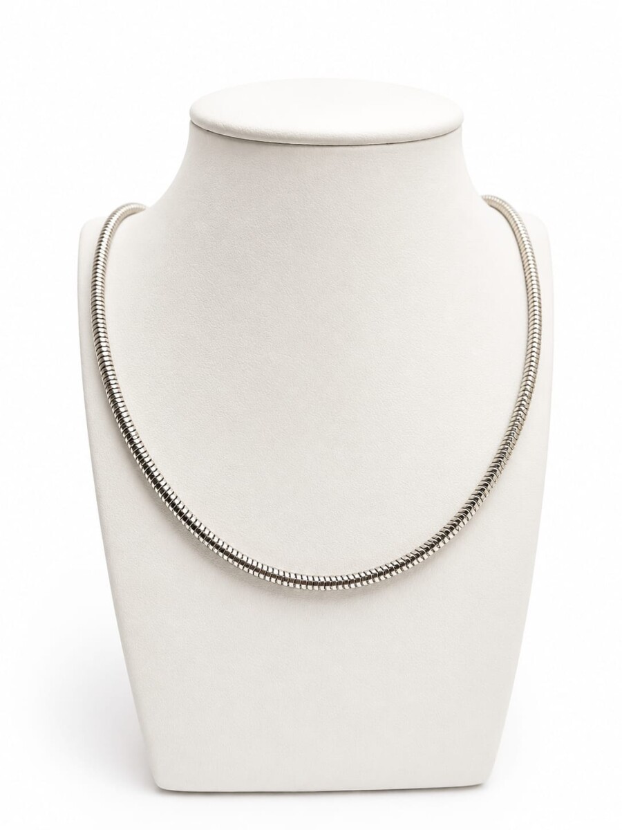 Cadena Omega plata 