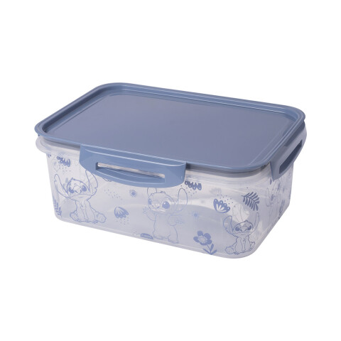 Pote Plástico Rectangular con Broche Stitch 2.6 L U