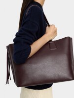 Bolso Para Portátil Lisa Hasta 15" burdeos
