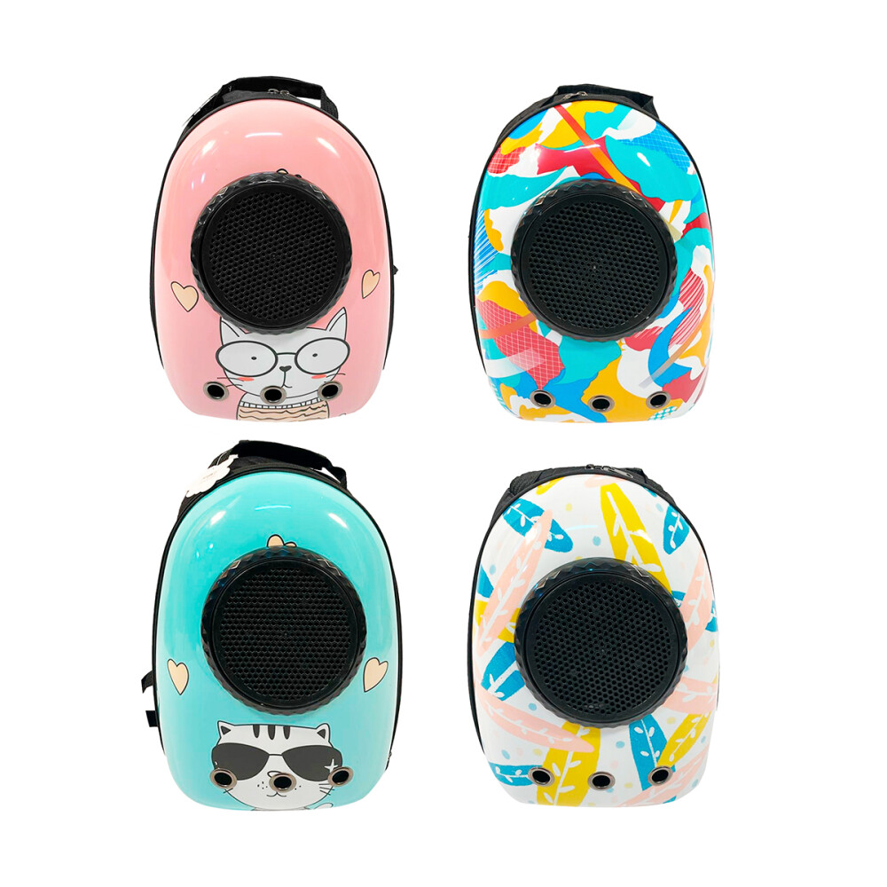 Mochila Mascota Capsula Perro Gato Transporte Color surtido