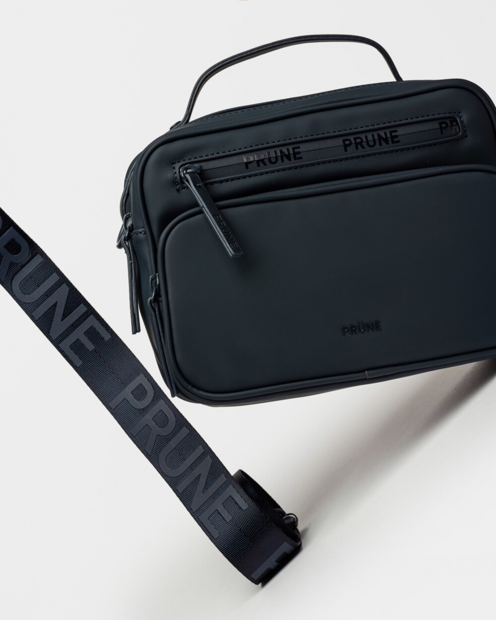 Bandolera Rubber En Efecto Rubber Matte Azul