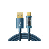 Cable trenzado Joyroom USB-A a USB-C 1.2 metros color azul Cable Trenzado Joyroom Usb-a A Usb-c 1.2 Metros Color Azul