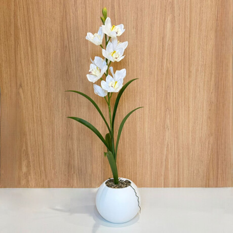 Planta Artificial Con Maceta Ceramica 75cm Planta Artificial Con Maceta Ceramica 75cm
