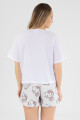 Hk pink bow pijama Gris