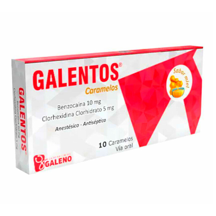 GALENTOS CJ X 10 CARAMELOS única