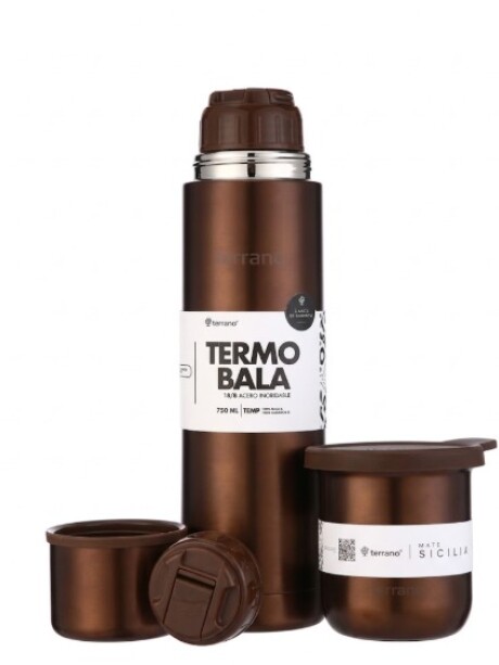 Kit Acero Bala - 750mL + Mate Sicilia Cooper