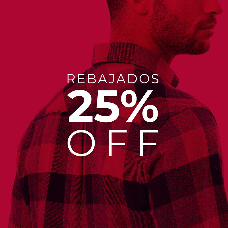 Sale para ellos - 25%off
