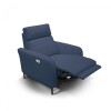 BUTACA Reclinable - Eléctrica 100% Cuero - Margot Azul