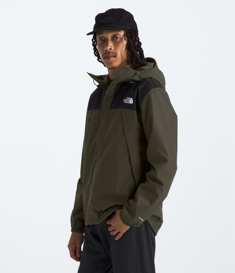 Campera Impermeable Antora hombre New Taupe Green/tnf Black
