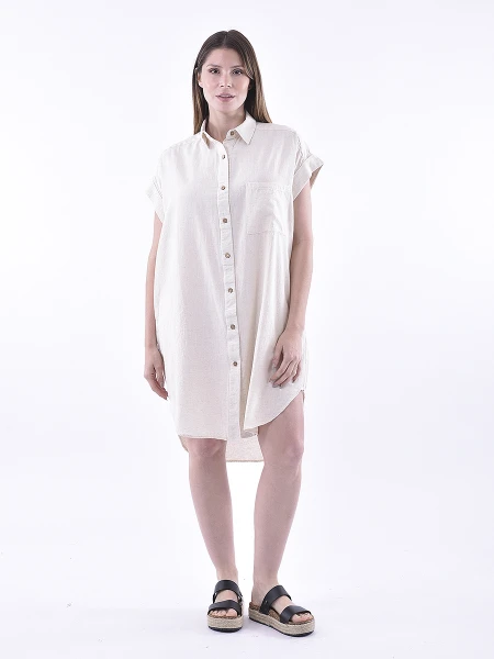 VESTIDO BODRU CRUDO