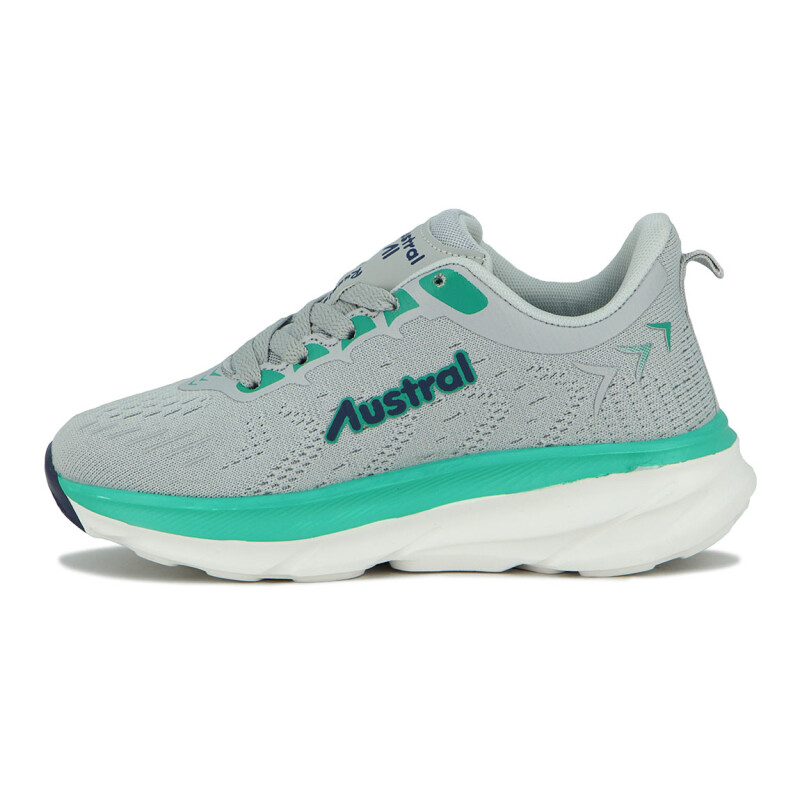 Austral Champion Kid D Teen Running - Gris/turquesa Gris-turquesa