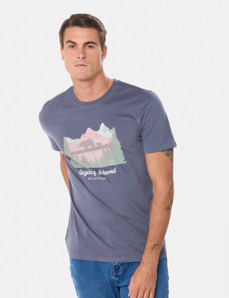 REMERA ESTAMPADA Lila