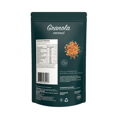 Granola Coconut 100 g Natural Candy Bites Bite Coconut Granola 100g