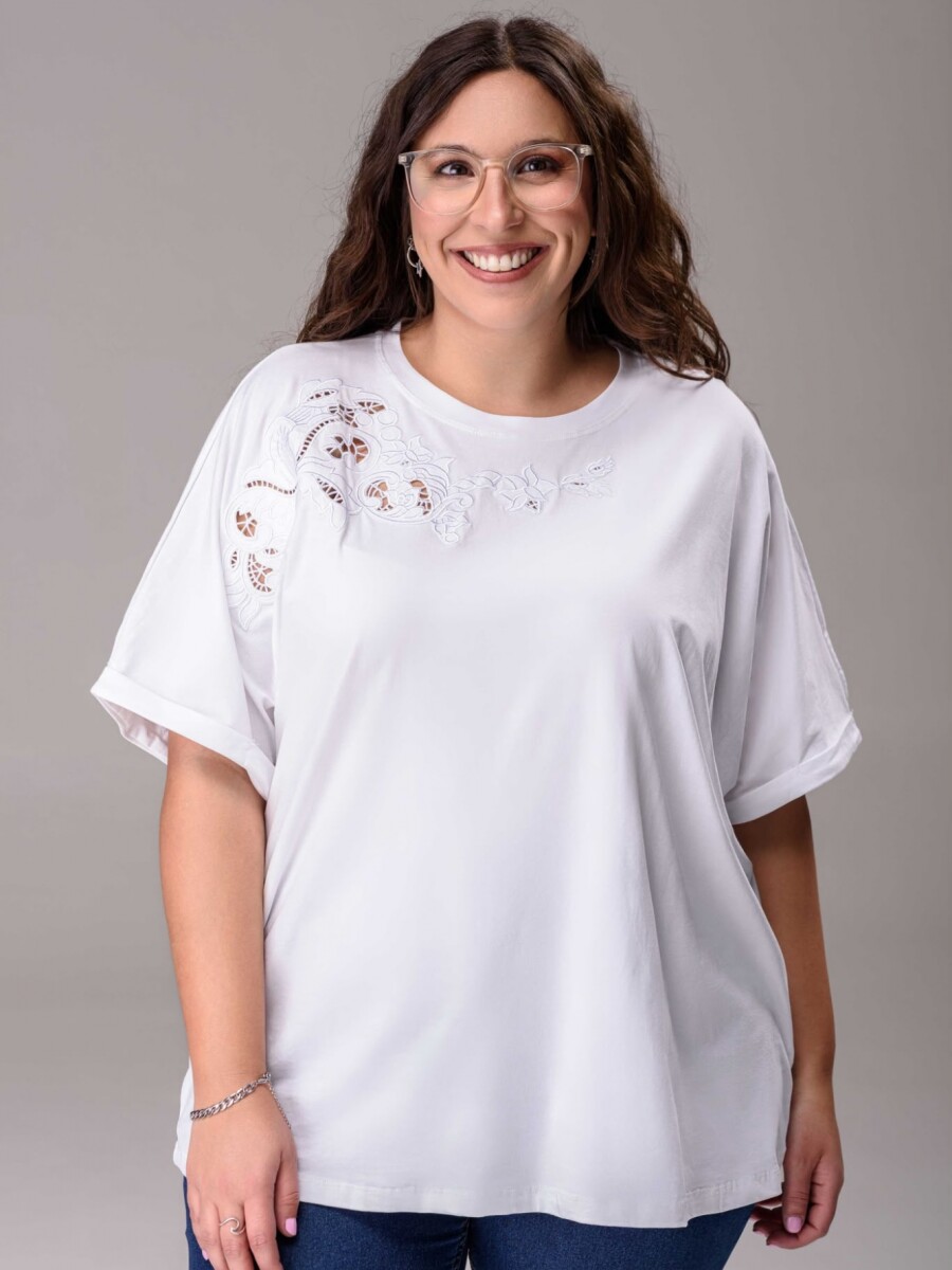 Remera Calada Blanco