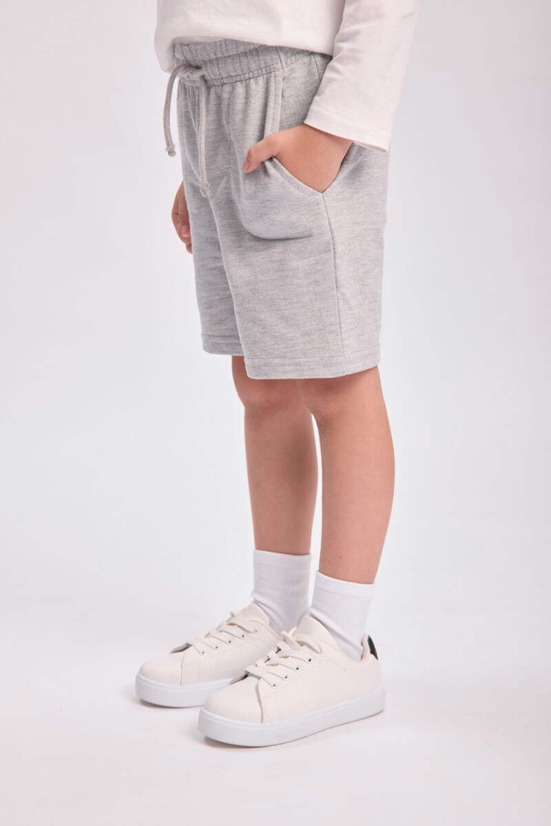 Short deportivo Gris Melange