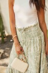 FALDA AURELIA GREEN AQUARELLE BLOOM FALDA AURELIA GREEN AQUARELLE BLOOM