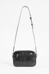 Bandolera croco negro