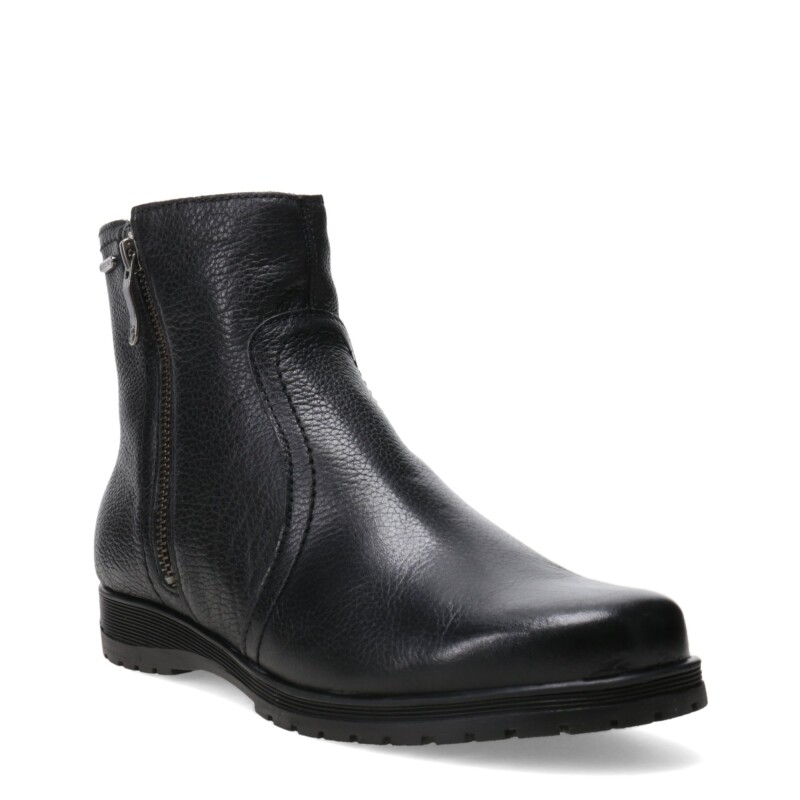 Botas de Mujer Bottero Caña Baja de cuero Negro