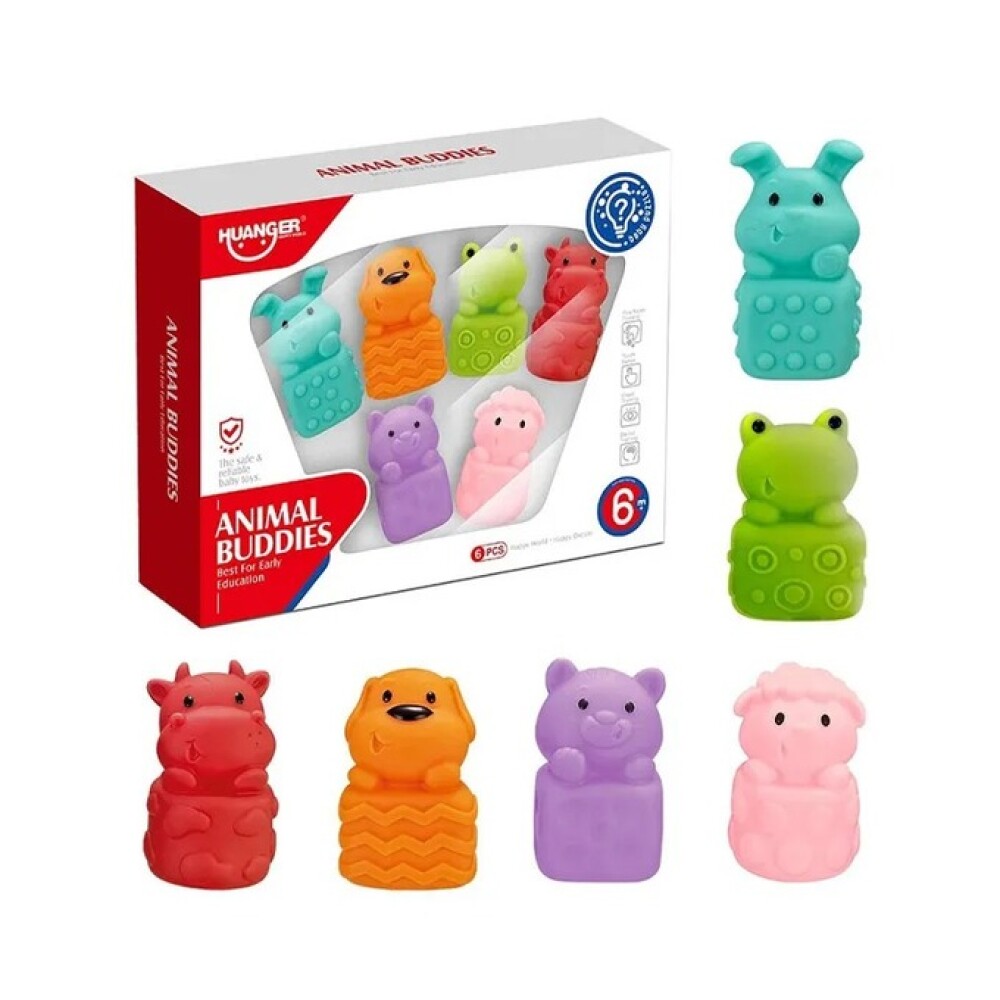 Set estimulacion silicona ANIMALES HUAGNER Set estimulacion silicona ANIMALES HUAGNER