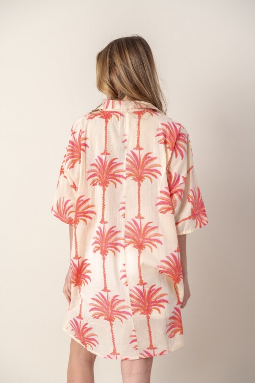 Camisa Atoll Palms