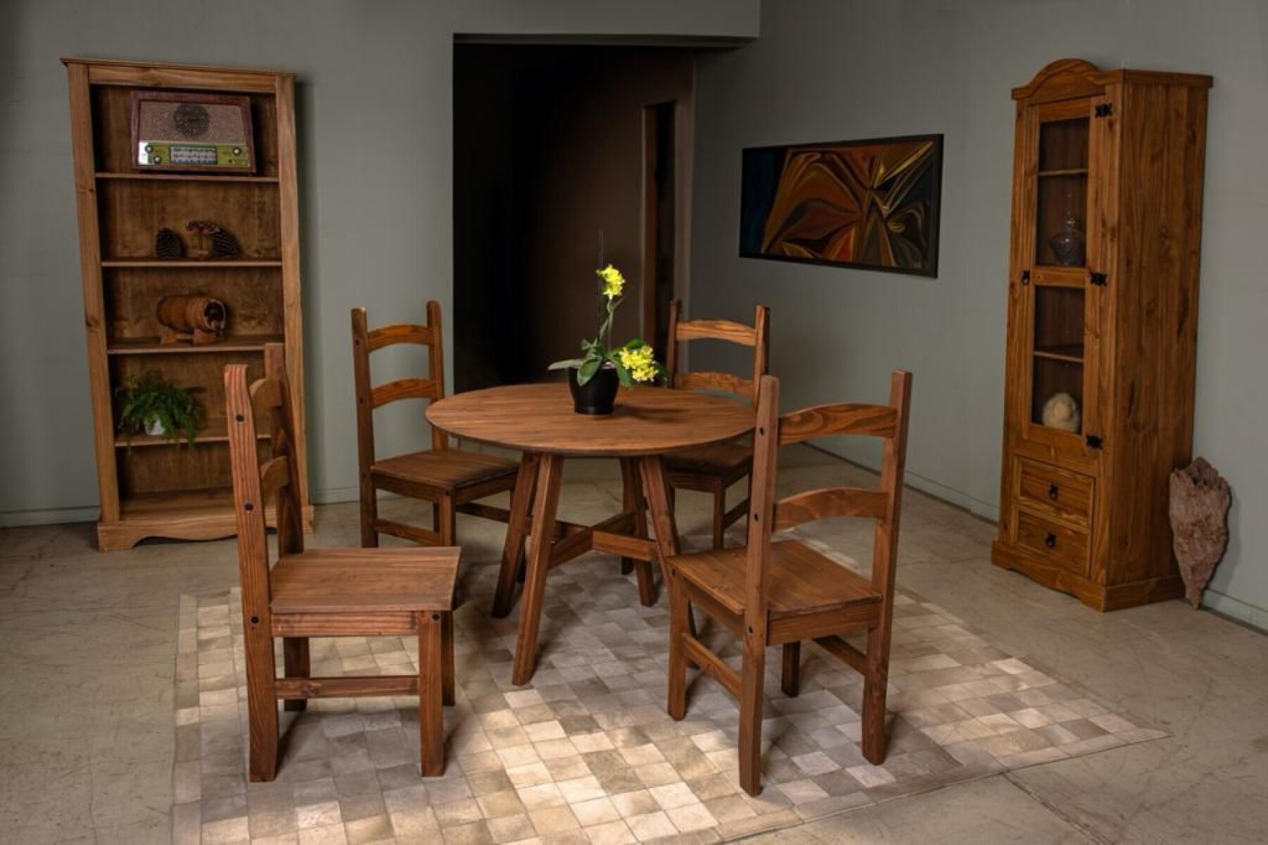 Juego de comedor linea Mexicana 