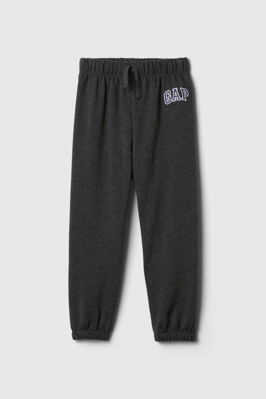 Pantalón Deportivo Logo Gap Toddler Niño B85 Charcoal Hthr Grey