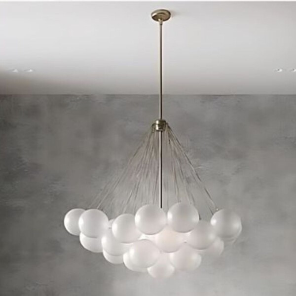 LUMINARIA DE TECHO GOLDEN GLOBES BLANCO - Large
