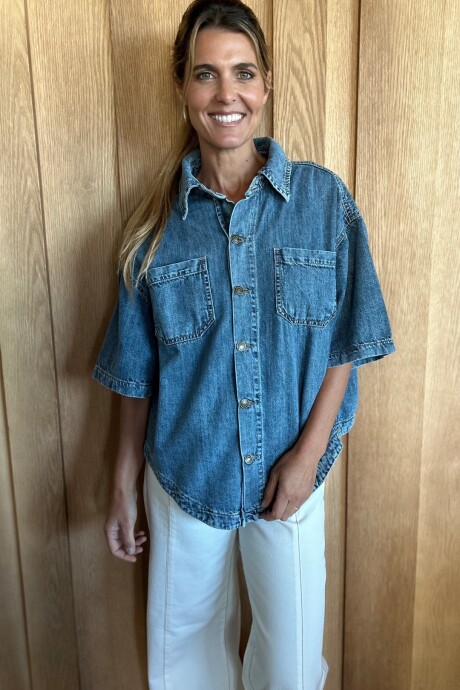 Sobrecamisa Sol Denim Azul Soft