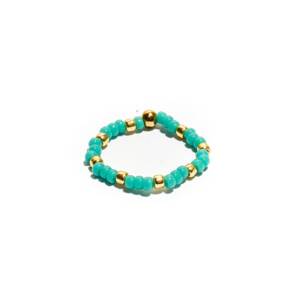 Anillo acero con verde Anillo acero con verde