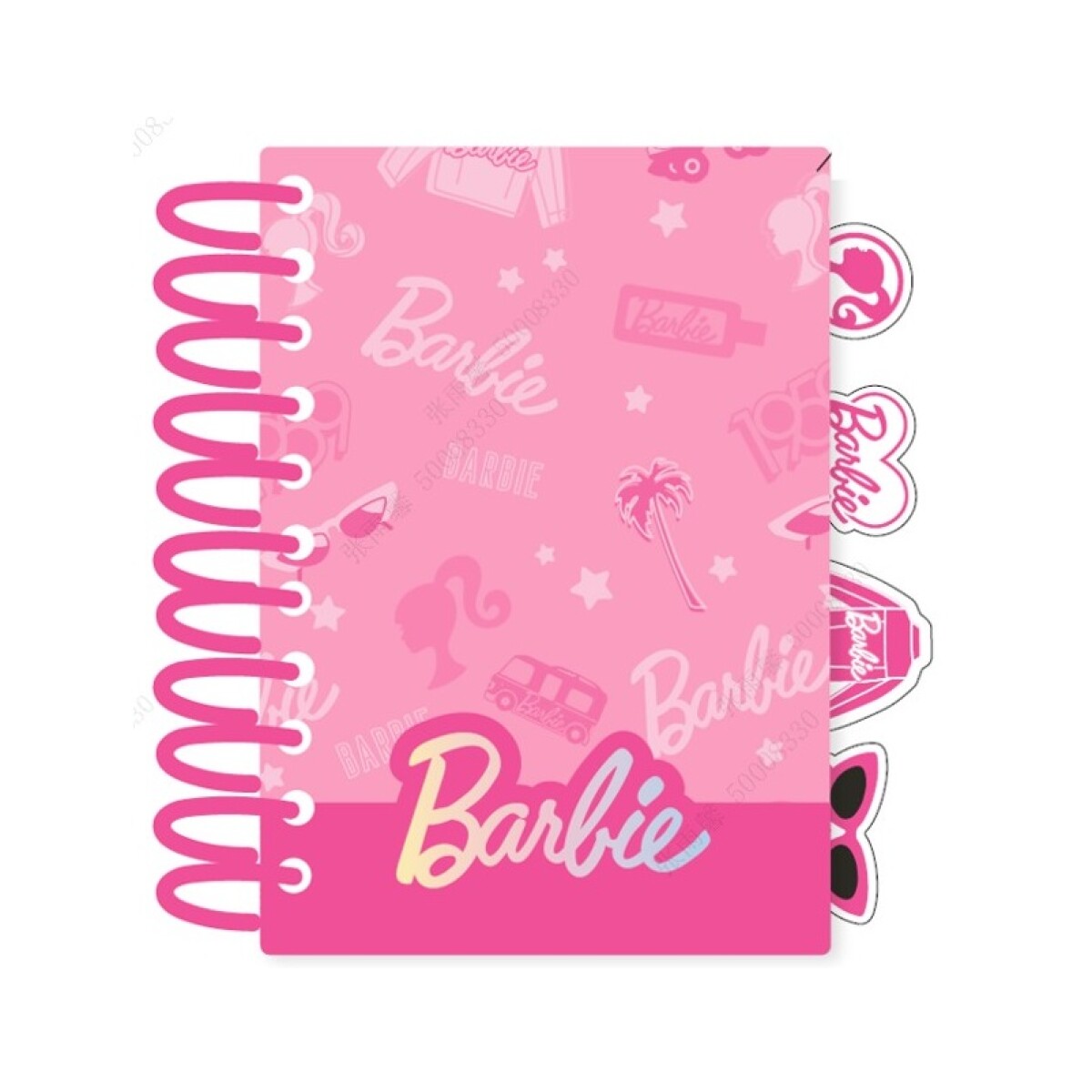 Cuaderno espiral A5 Barbie - rosa 