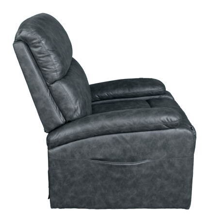 RECLINER C/LIFT 1 CUERPO TELA GRIS DUBLIN GRAFITO