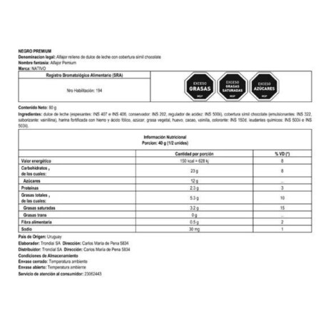 Caja 8 Alfajores Nativo Artesanales Premium 001