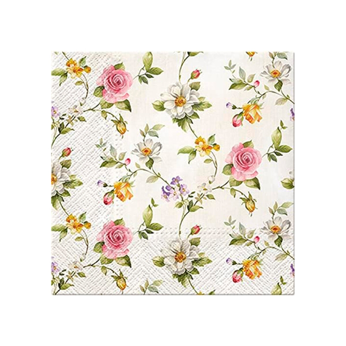 Servilleta Rosas Tiernas x20 