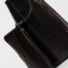 Shopper The Braided En Cuero Grabado Croco Negro